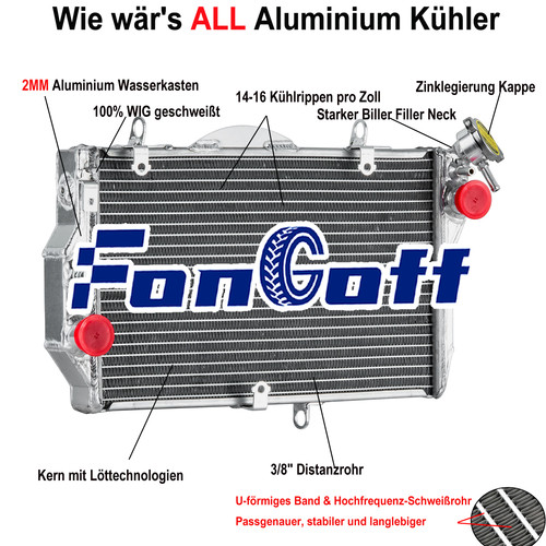 Aluminium kühler für honda - kühler,